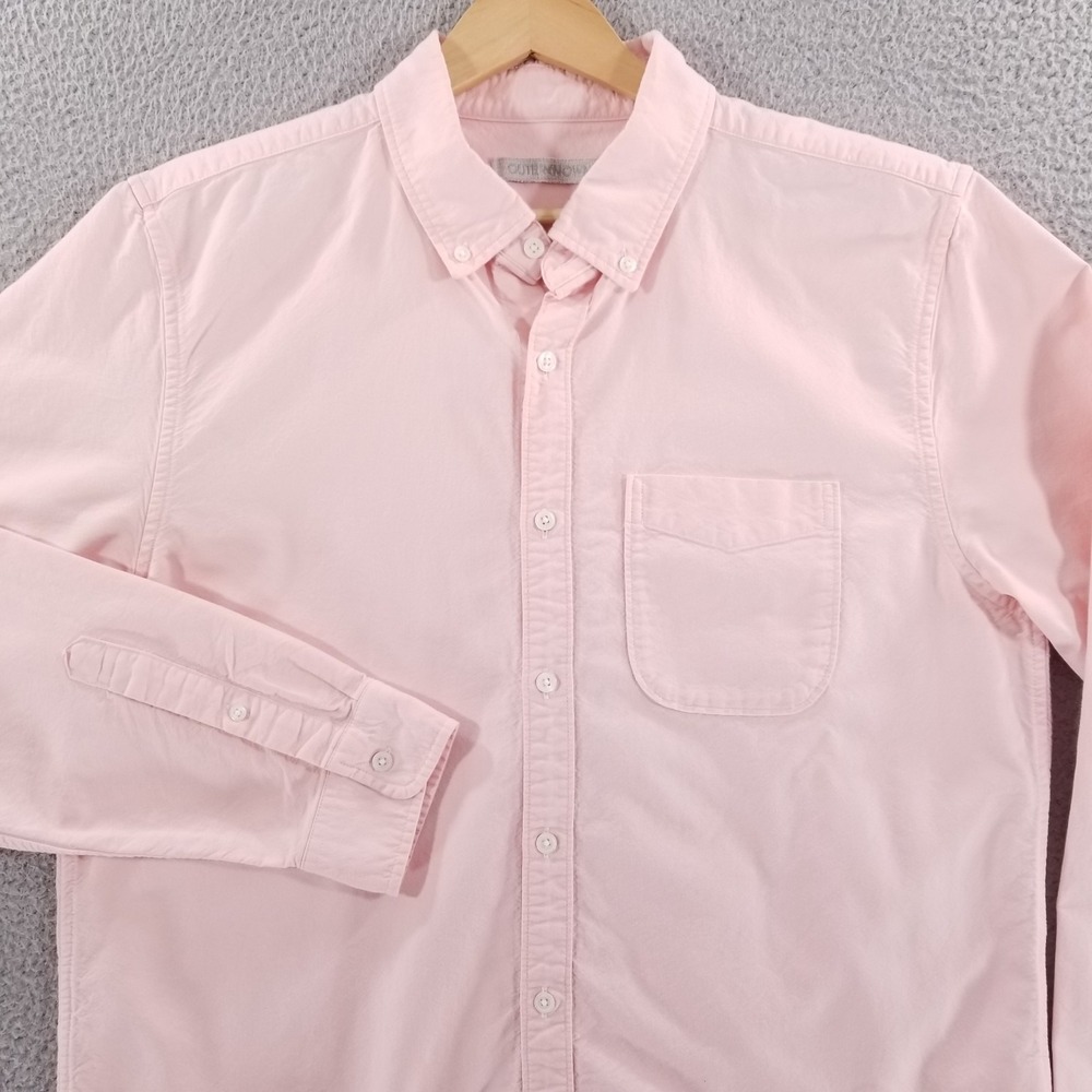 Outerknown Shirt Mens Large Pink Atlantic Oxford Button Down Organic Cotton